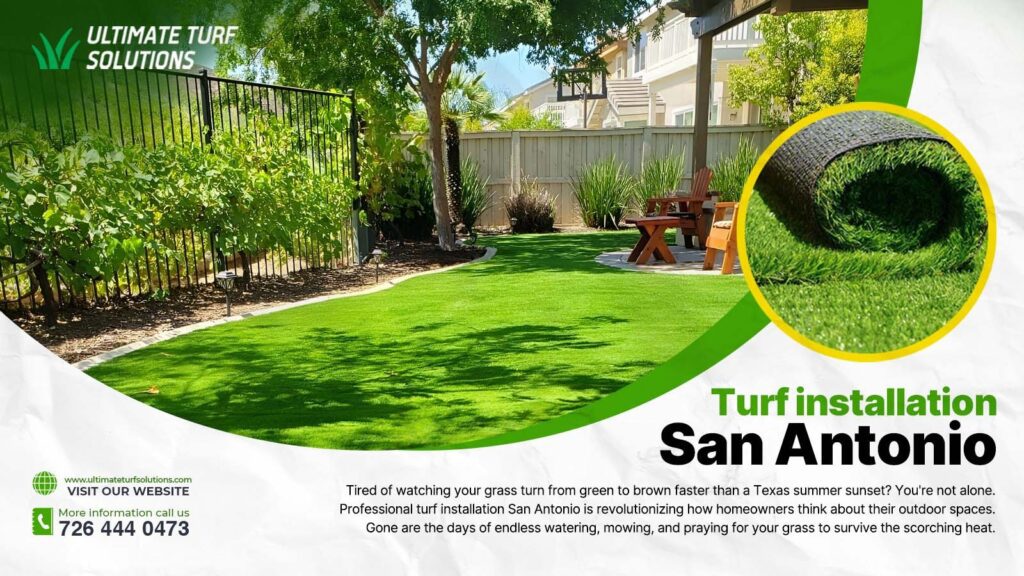 From Desert to Dream: Expert Turf Installation San Antonio That Will Make Your Neighbors Green with Envy